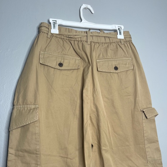 Gap Wide Leg Baggy Utility Khaki Cargo Pants NWT P - Picture 4 of 9